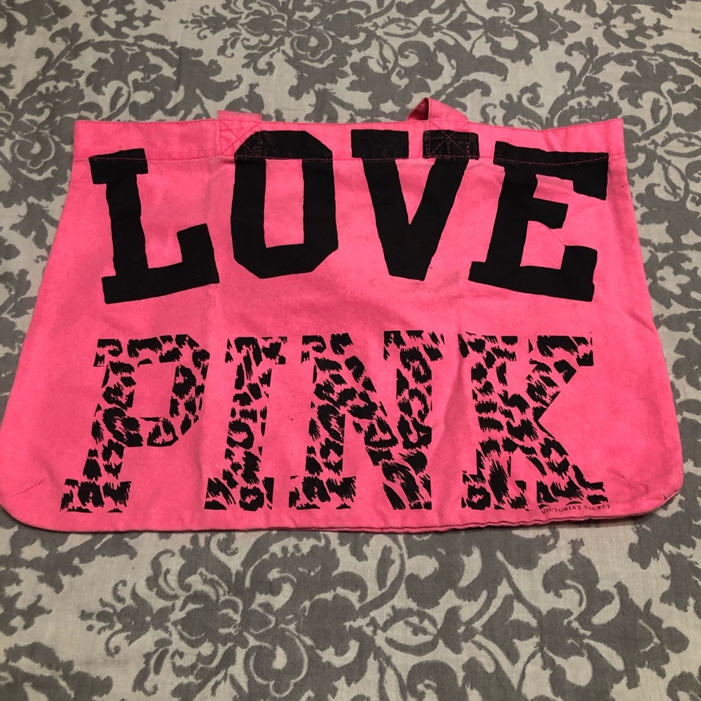 Pink large tote